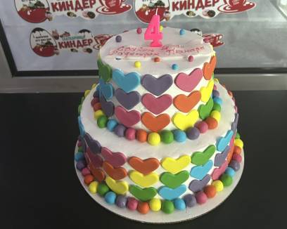 Роденденска торта за девојчиња